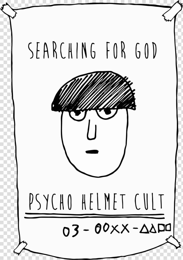 “ “mob Psycho   Mob Psycho Helmet Cult  HD Png DownloadTransparent PNG