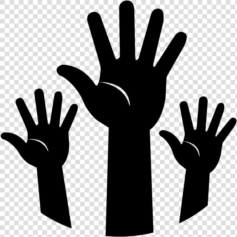Transparent Raising Hands Clipart   Transparent Raised Hands Icon  HD Png DownloadTransparent PNG