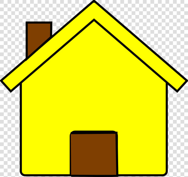 Yellow House Svg Clip Arts   Home Frame Clip Art  HD Png DownloadTransparent PNG