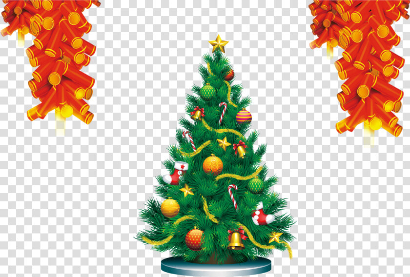 Firecracker Vector Ornament   Transparent Christmas Tree  HD Png DownloadTransparent PNG
