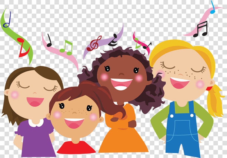 Children S Choir Clipart   Children Singing Clipart  HD Png DownloadTransparent PNG