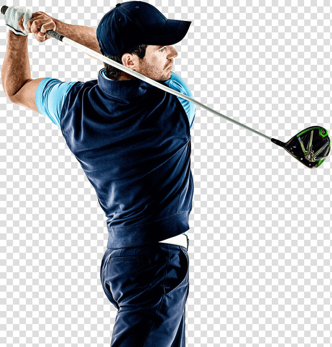 Golfer White Background  HD Png DownloadTransparent PNG