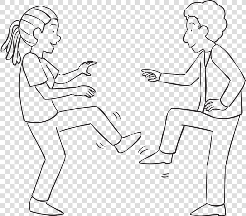 Kicking Foot Drawing  HD Png DownloadTransparent PNG