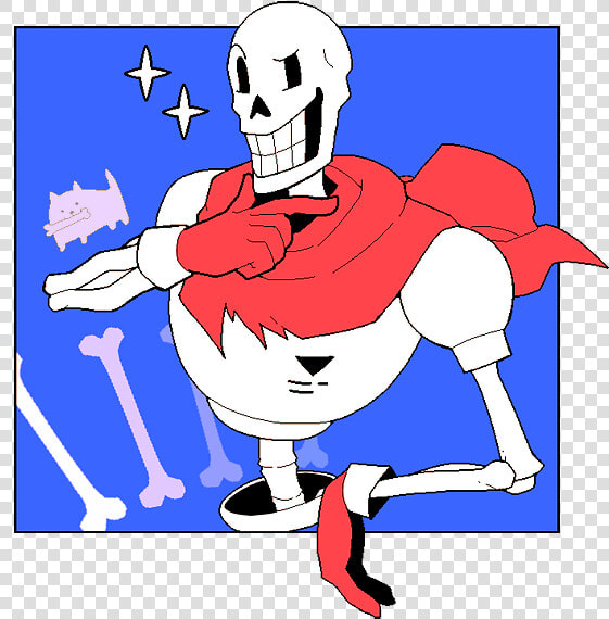  papyrus  undertale Персонажи   Cartoon  HD Png DownloadTransparent PNG
