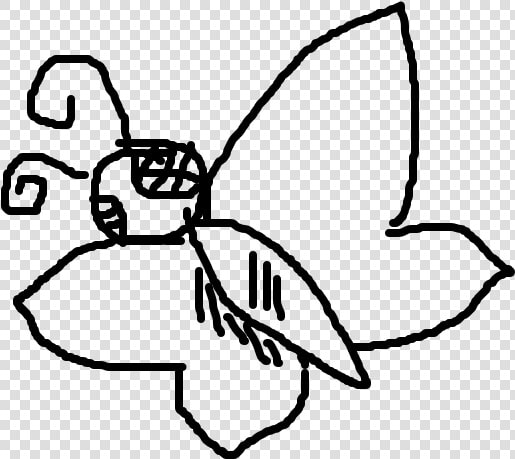 Clip Art Mariposa Desenho   Line Art  HD Png DownloadTransparent PNG