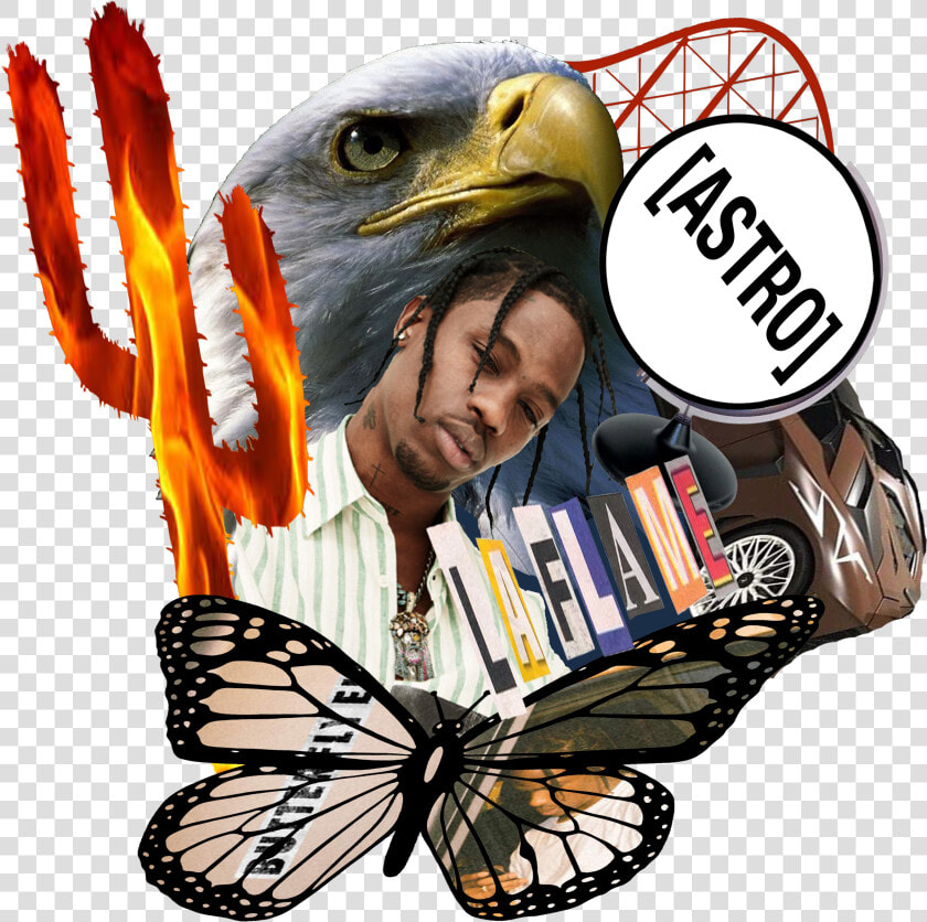 Travis Scott Astroworld Collage  HD Png DownloadTransparent PNG