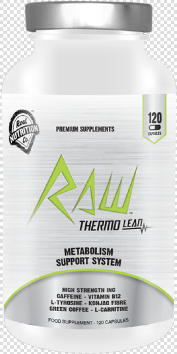 Raw Thermo Lean 120 Capsules  HD Png DownloadTransparent PNG