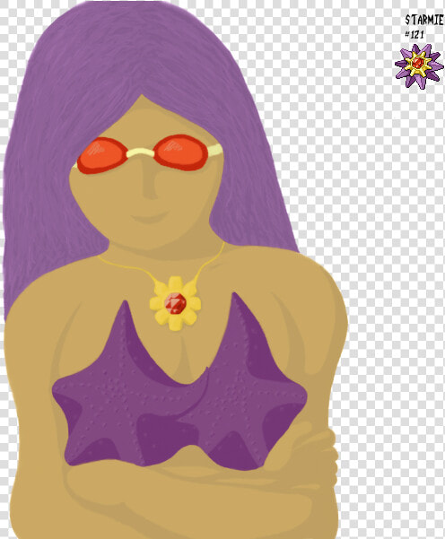 Starmie Gijinka   Illustration  HD Png DownloadTransparent PNG