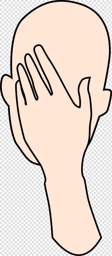 Transparent Facepalm Png   Facepalm Hand Png  Png DownloadTransparent PNG