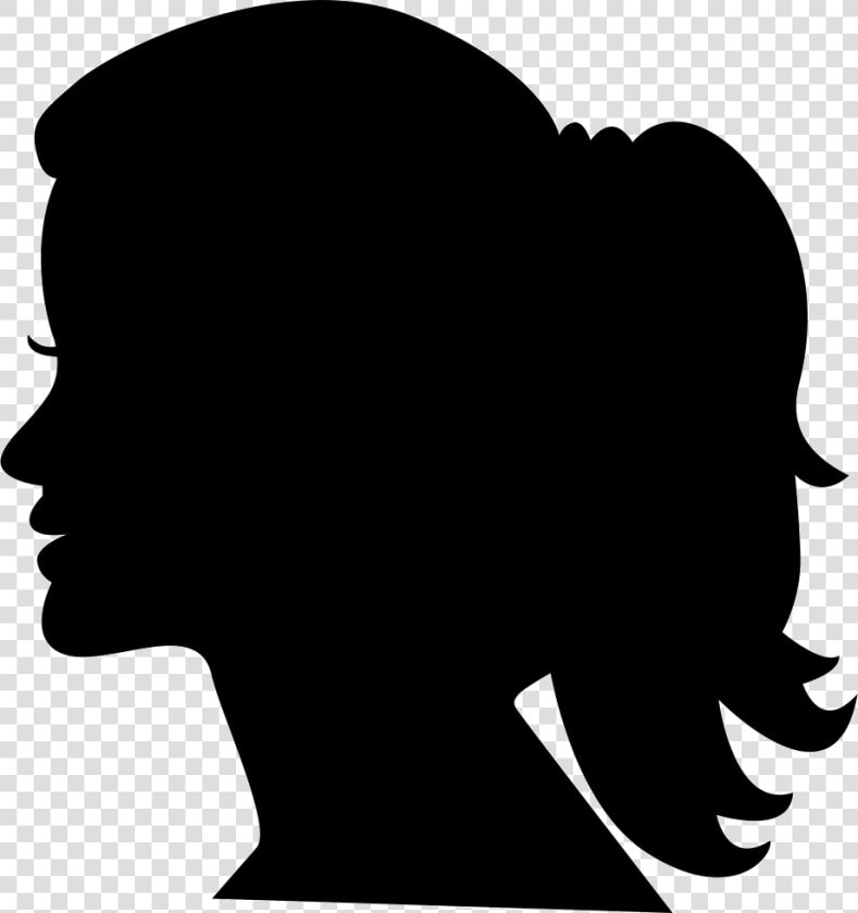 Silhouette Woman Computer Icons Clip Art   Silhouette Woman Side View Face  HD Png DownloadTransparent PNG