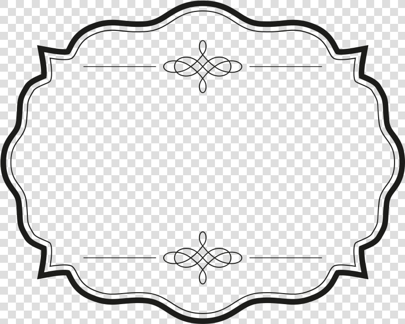 Transparent Black Circle Frame Png   Ornament Frame Line Png  Png DownloadTransparent PNG