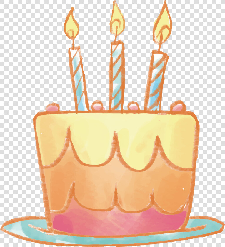 Birthday Cake Vector Png Download   Vector Birthday Cake Png  Transparent PngTransparent PNG