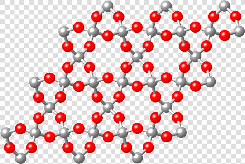 Silicon Dioxide Ball And Stick Model  HD Png DownloadTransparent PNG