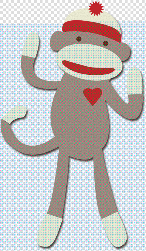 Sock Monkey Clip Art   Clip Art Sock Monkey  HD Png DownloadTransparent PNG