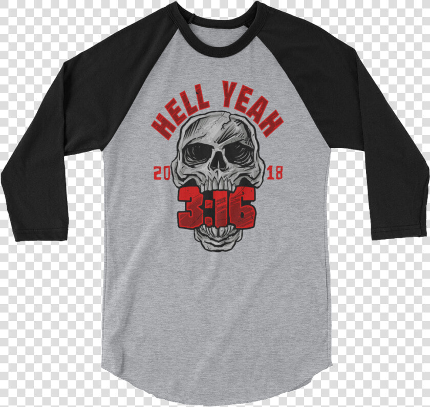 Stone Cold Steve Austin Hell Yeah   Free Mockups Baseball Tshirt  HD Png DownloadTransparent PNG