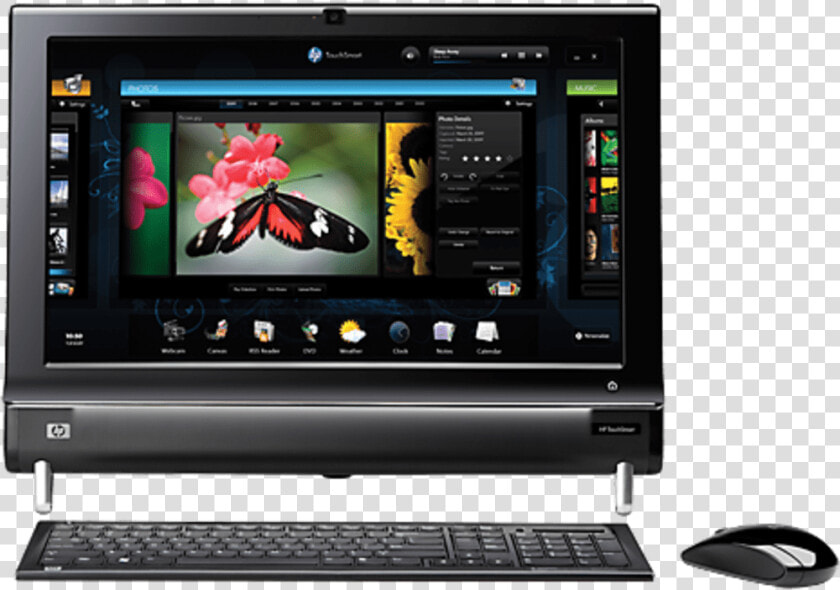 Hp Touchsmart 300 1020 Desktop Pc Drivers   Hp Touch Smart 300  HD Png DownloadTransparent PNG