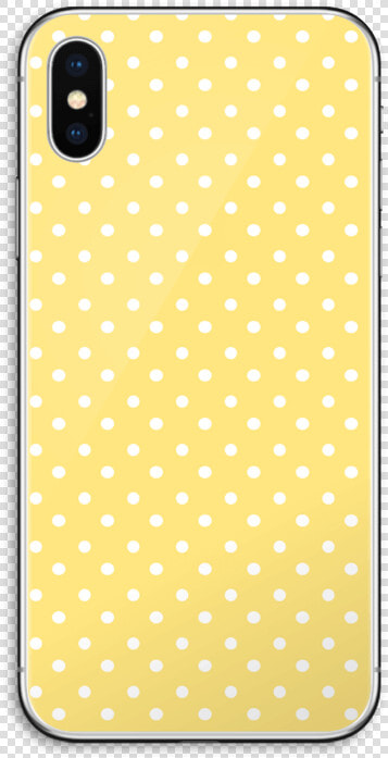 Yellow And White Dots Skin Iphone X   Polka Dot  HD Png DownloadTransparent PNG
