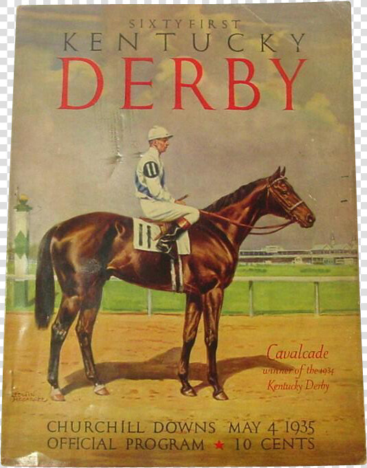 Https     www   Rubylane   Com item 509933 Rlm0001484 six78ty   Kentucky Derby Program  HD Png DownloadTransparent PNG