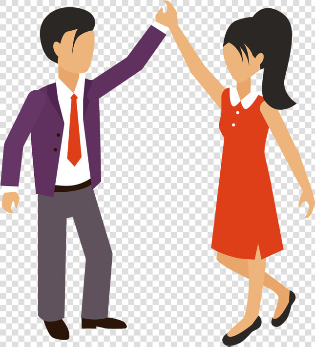 Excited Clipart Happy Man   Man And Woman Drawing  HD Png DownloadTransparent PNG