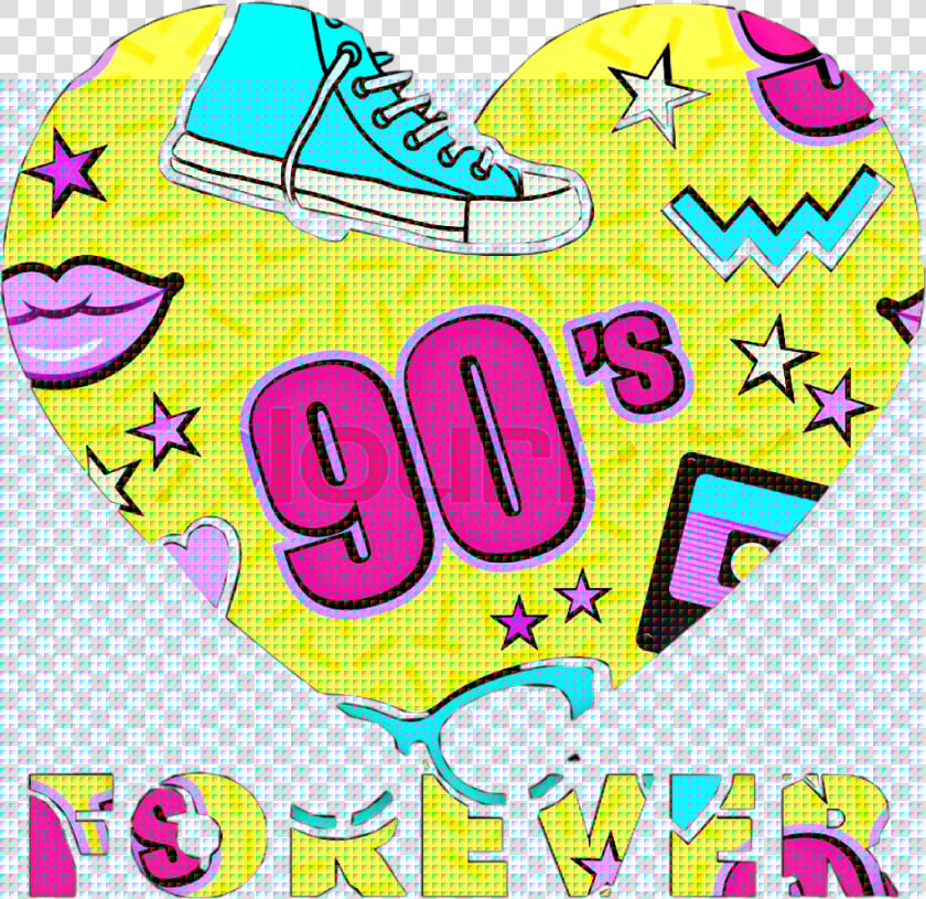 90s 90sforever Heart Freetoedit   90  39 s Free Vector Background  HD Png DownloadTransparent PNG