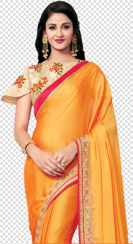 Beautiful Saree Model Png Transparent Image   Transparent Saree Model Png  Png DownloadTransparent PNG