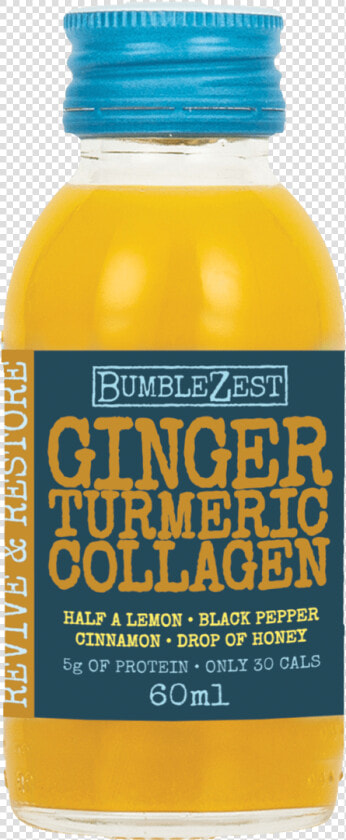 Revive  amp  Restore Ginger  Turmeric  amp  Collagen   Bottle  HD Png DownloadTransparent PNG