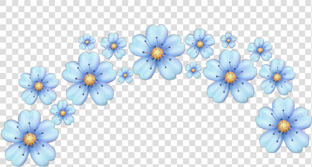  floral  flower  crown  blue  pastel  freetoedit   Pink Flower Crown Png  Transparent PngTransparent PNG