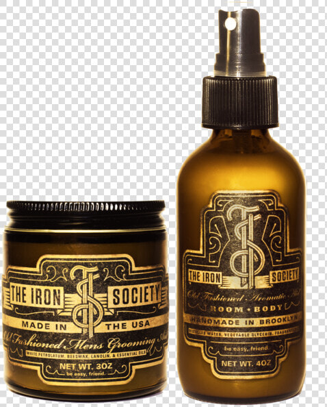 Pomade And Body Spray Pair   Iron Society Pomade  HD Png DownloadTransparent PNG