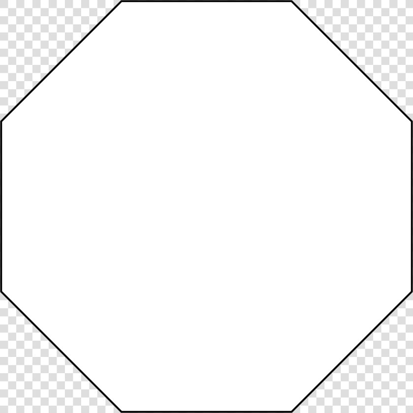 Octagon Shape Png   Outline Of An Octagon  Transparent PngTransparent PNG