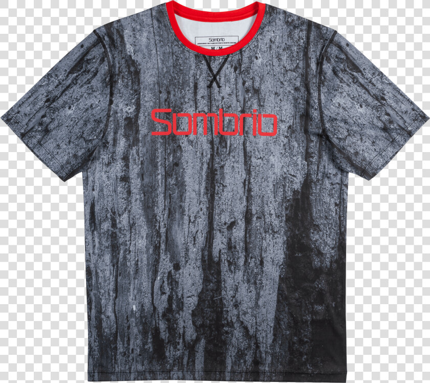 Sombrio 2019 Renegade Jersey  Forest Bark Print   Active Shirt  HD Png DownloadTransparent PNG