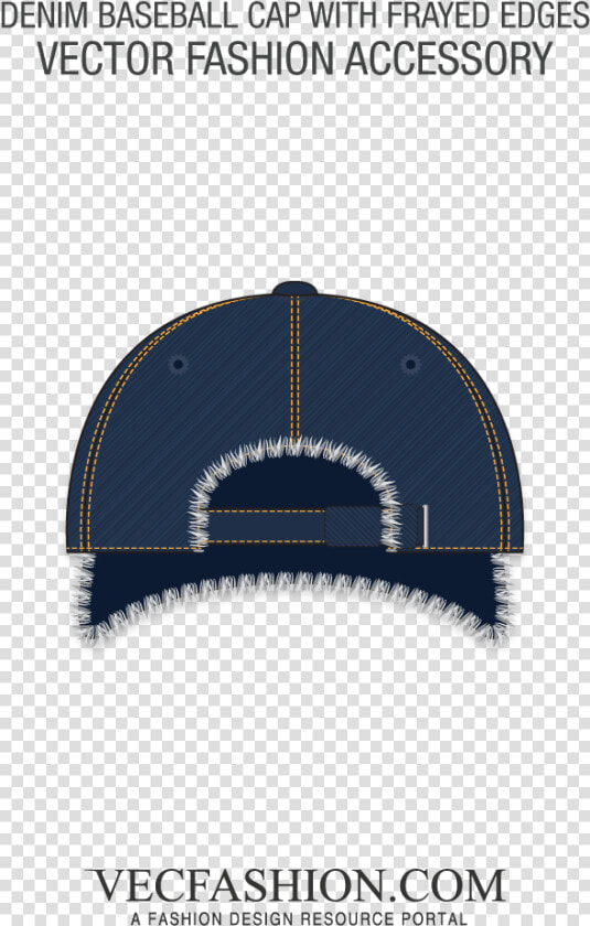 Denim Baseball Cap With Frayed Edges Class Lazyload   Polo Shirt Design Women  HD Png DownloadTransparent PNG