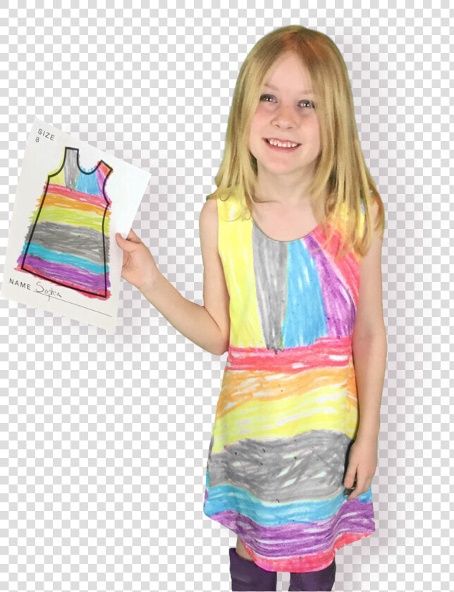 Here S How It Works   Design Your Own Dress For Kids  HD Png DownloadTransparent PNG
