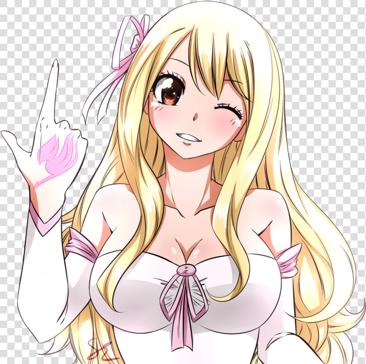 Lucy Heartfilia Lucy Anime Fairy Tail  HD Png DownloadTransparent PNG
