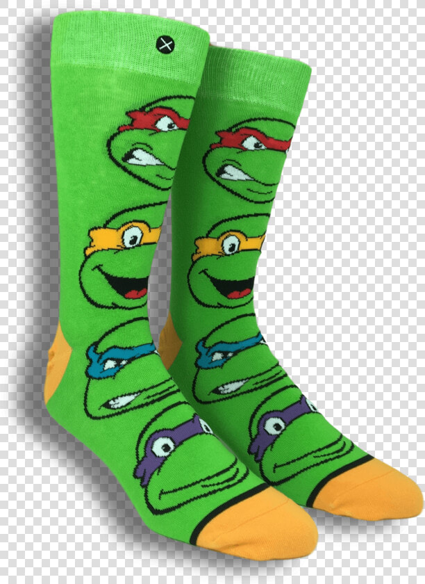 Tmnt Ninja Turtles Stacked 360 Socks Class   Sock  HD Png DownloadTransparent PNG