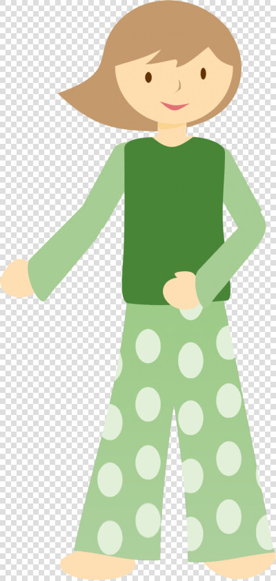 Woman Jokingart Com   Girl In Pajamas Clipart  HD Png DownloadTransparent PNG