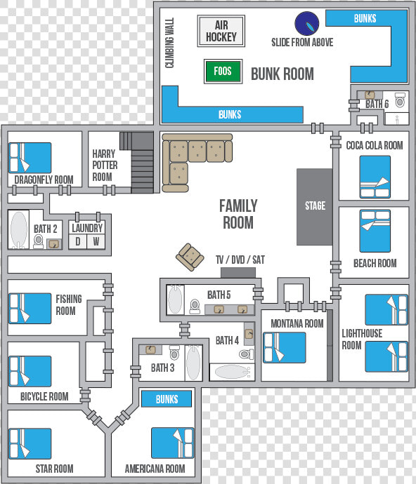 Family Reunion Lodge Floor Plan  HD Png DownloadTransparent PNG