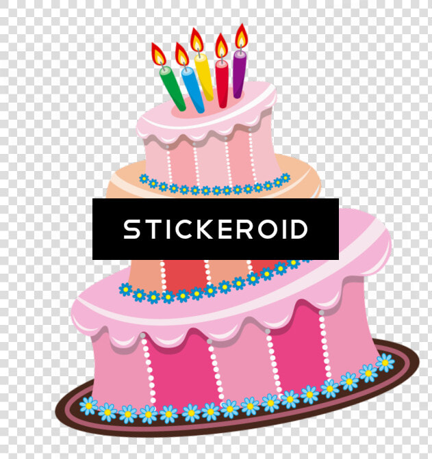 Birthday Cake Clipart No Background   Png Download   Birthday Cake Without Background  Transparent PngTransparent PNG