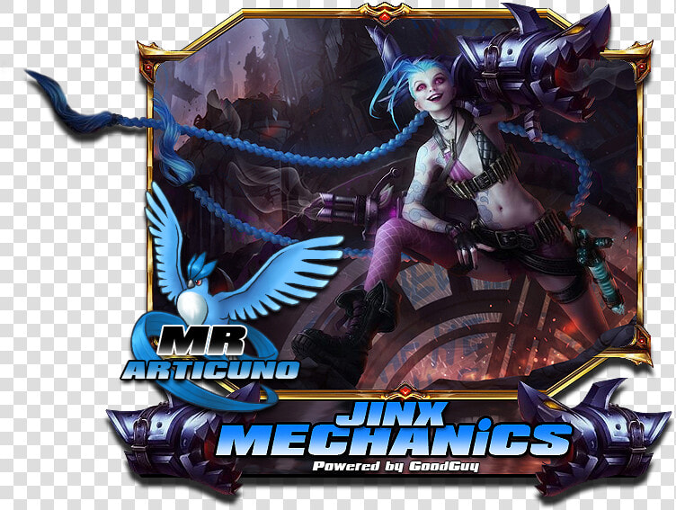 Zjwg5ji   League Of Legends Jinx Bot  HD Png DownloadTransparent PNG