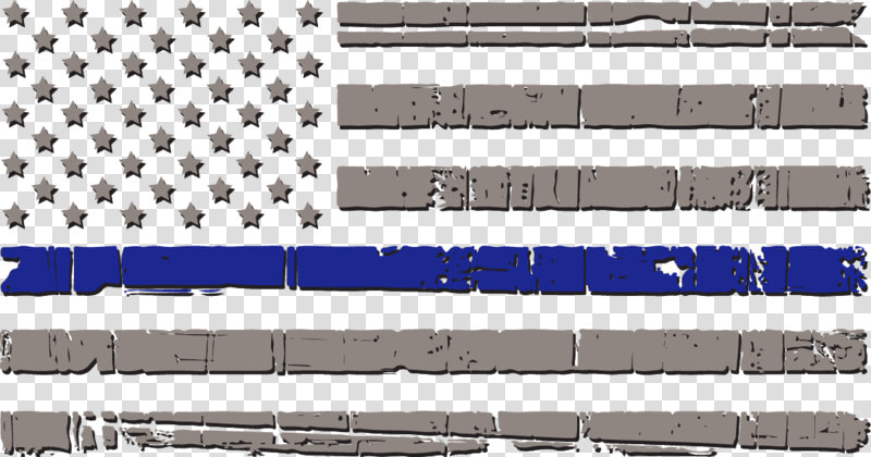 Thin Blue Line Distressed Transparent  HD Png DownloadTransparent PNG