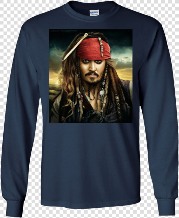 Pirates Of The Caribbean Johnny Depp Hoodies Sweatshirts   Pirates Of The Caribbean 4  HD Png DownloadTransparent PNG