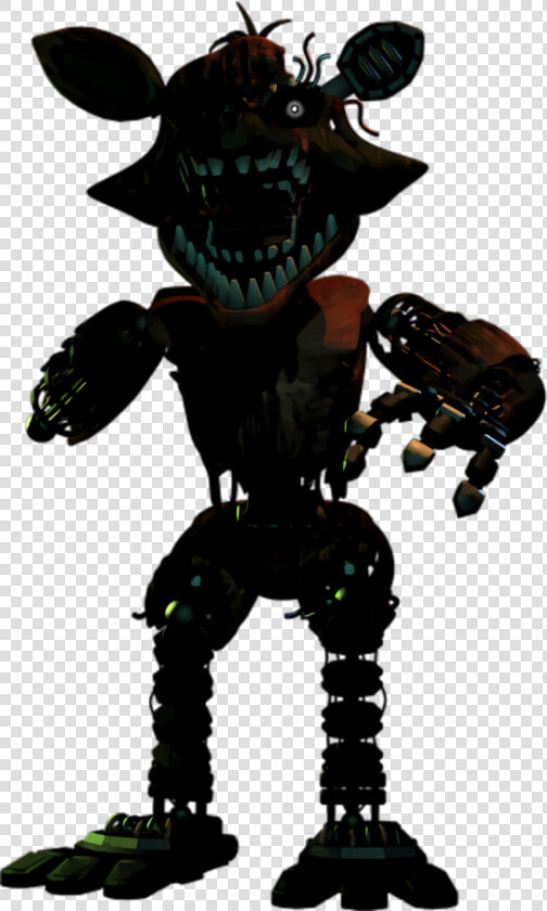  bonnie  chica  fnaf  foxythepirate  freddy  mangle   Fnaf 3 Phantom Foxy Full Body  HD Png DownloadTransparent PNG