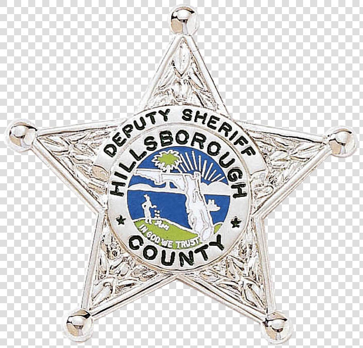Five Point Florida Star Badge With Circular Panel   Emblem  HD Png DownloadTransparent PNG