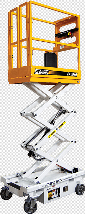 Hy Brid Pa 1030 Push Around Scissor Lift   Custom Equipment Pa 1030  HD Png DownloadTransparent PNG