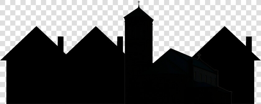 Small Town Silhouette At Getdrawings   Small Town Skyline Silhouette  HD Png DownloadTransparent PNG