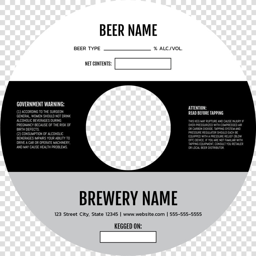 Plain Keg Collar   Circle  HD Png DownloadTransparent PNG