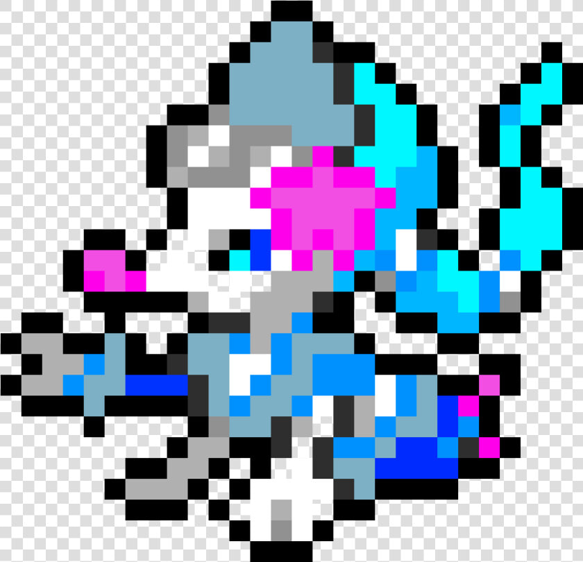 Pokemon Pixel Art Primarina  HD Png DownloadTransparent PNG
