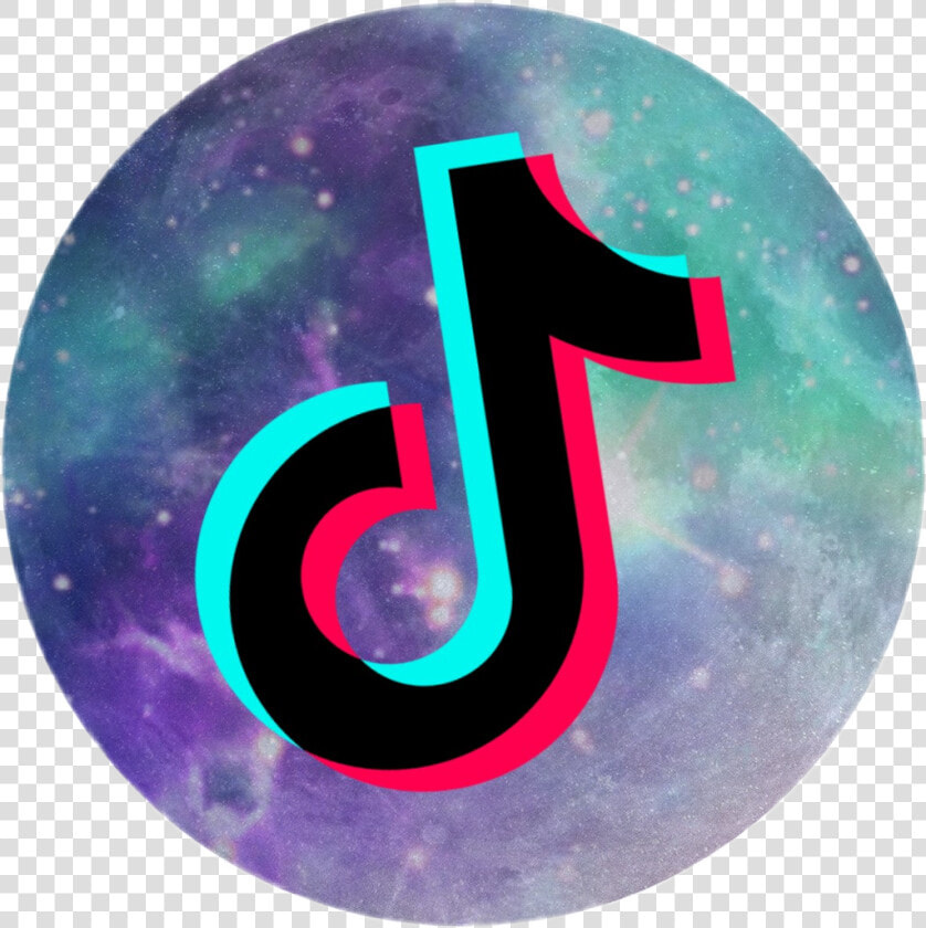  tiktok  circle  sticker   Tik Tok Circle Background  HD Png DownloadTransparent PNG