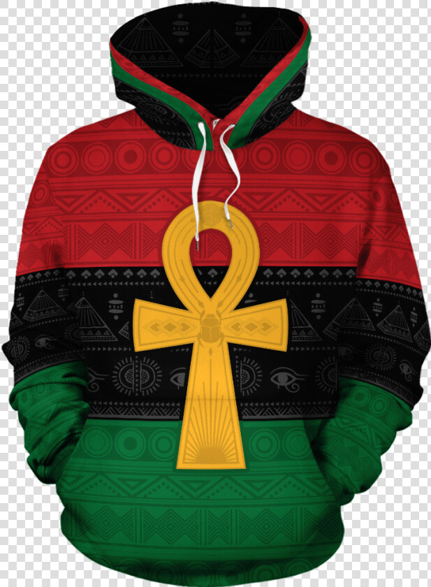 Pan African Ankh All over Hoodie Class   Jar Jar Binks Hoodie  HD Png DownloadTransparent PNG