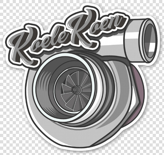 Koelekoen Turbocharger Sticker   Turbocharger Logo Transparent Background  HD Png DownloadTransparent PNG