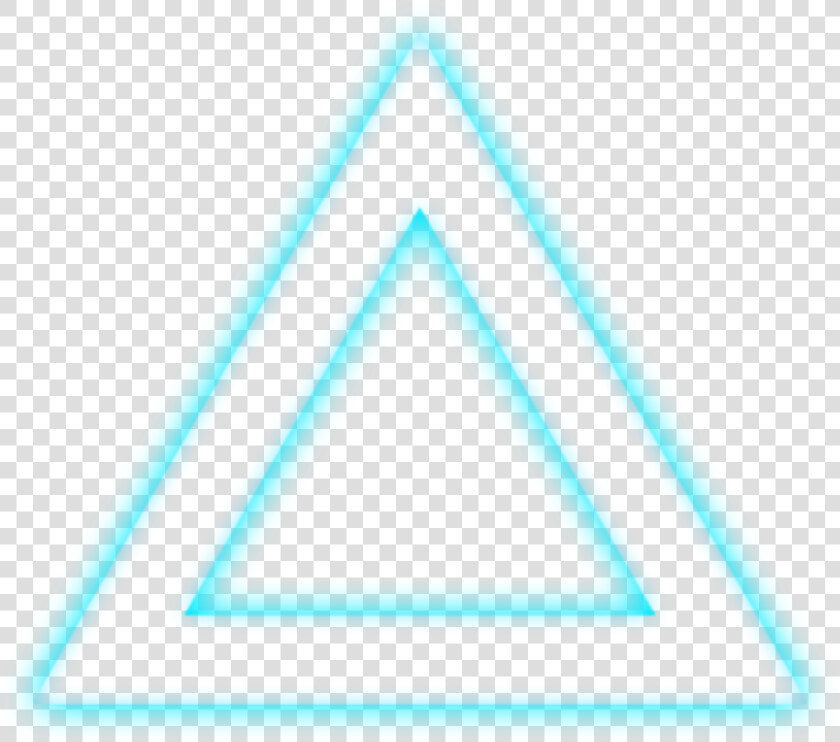 🔽🔻🔽  ftestickers  triangle  transparent  glow  neon   Triangle  HD Png DownloadTransparent PNG